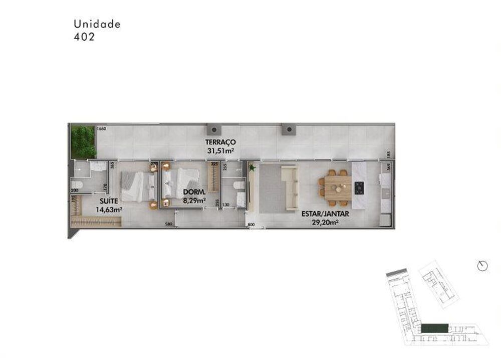 Cobertura à venda com 2 quartos, 108m² - Foto 1