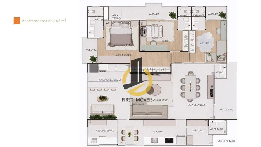 Apartamento, 4 quartos, 241 m² - Foto 22