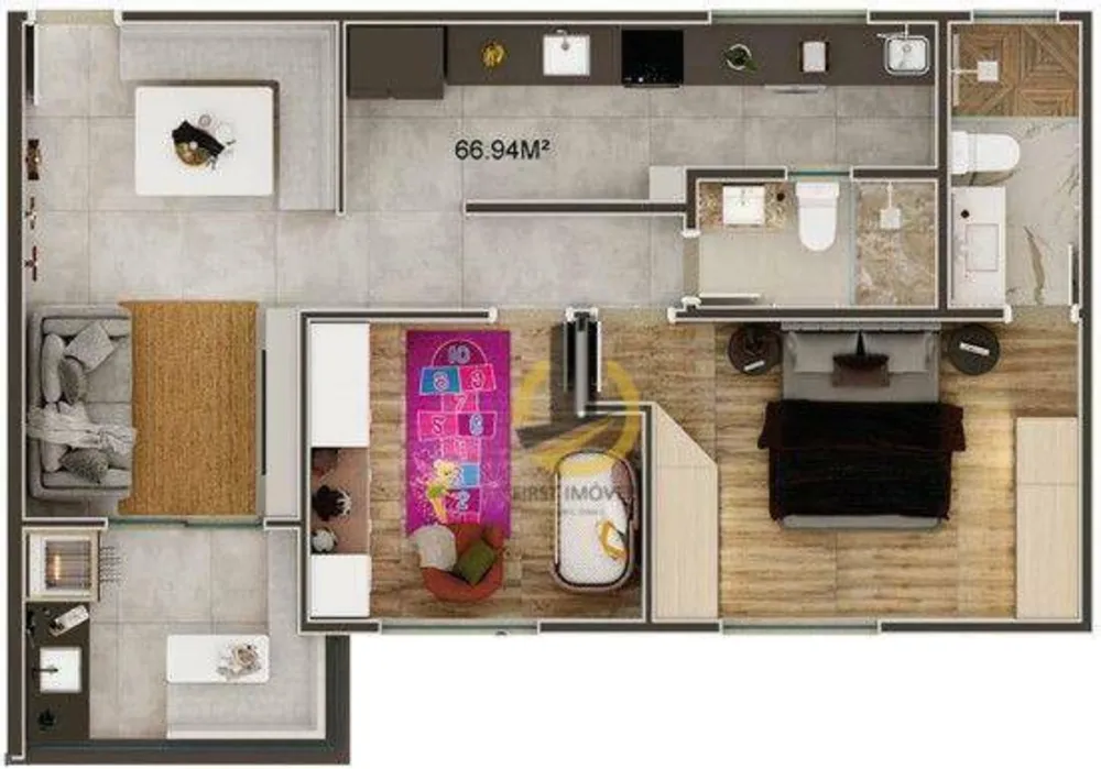 Apartamento, 2 quartos, 60 m² - Foto 8