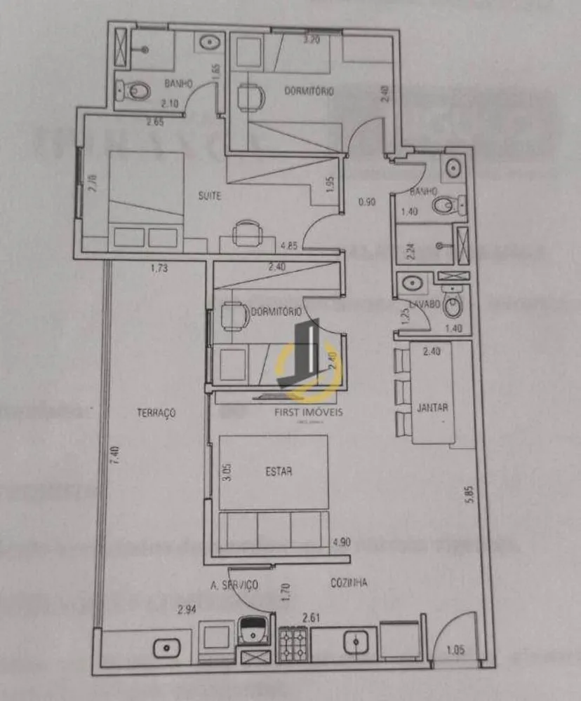 Apartamento, 3 quartos, 85 m² - Foto 2