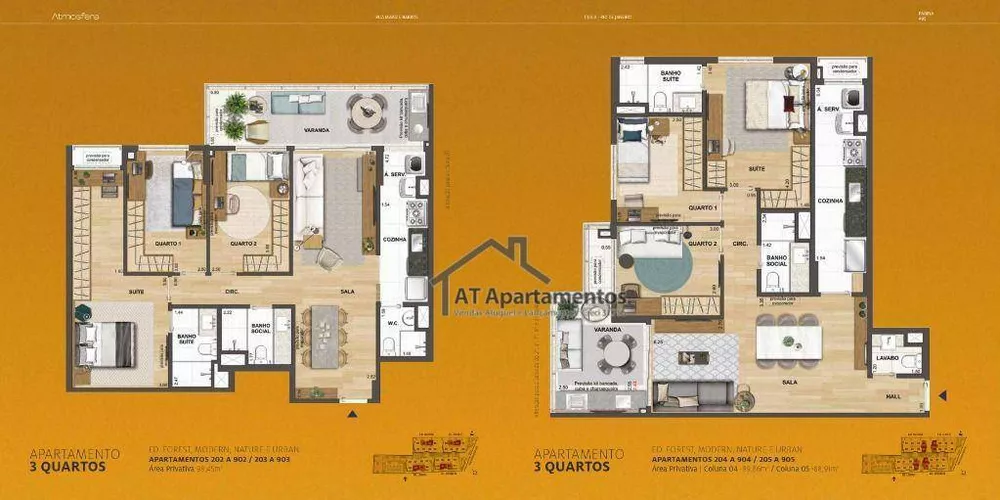 Apartamento, 3 quartos, 90 m² - Foto 54
