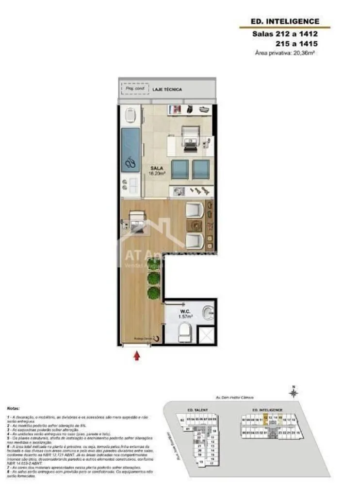 Sala-Conjunto, 22 m² - Foto 6