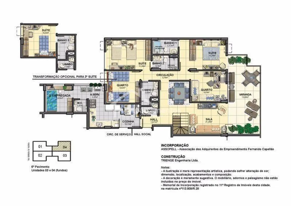 Sala-Conjunto, 133 m² - Foto 24