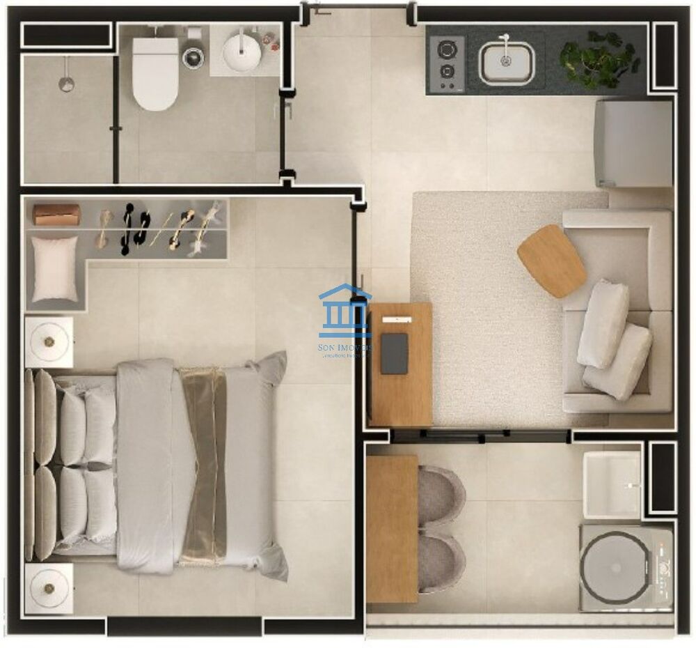 Apartamento, 2 quartos, 36 m² - Foto 9