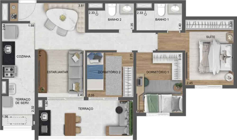 Apartamento, 1 quarto, 32 m² - Foto 24