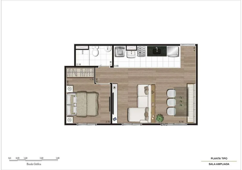 Apartamento, 2 quartos, 40 m² - Foto 11