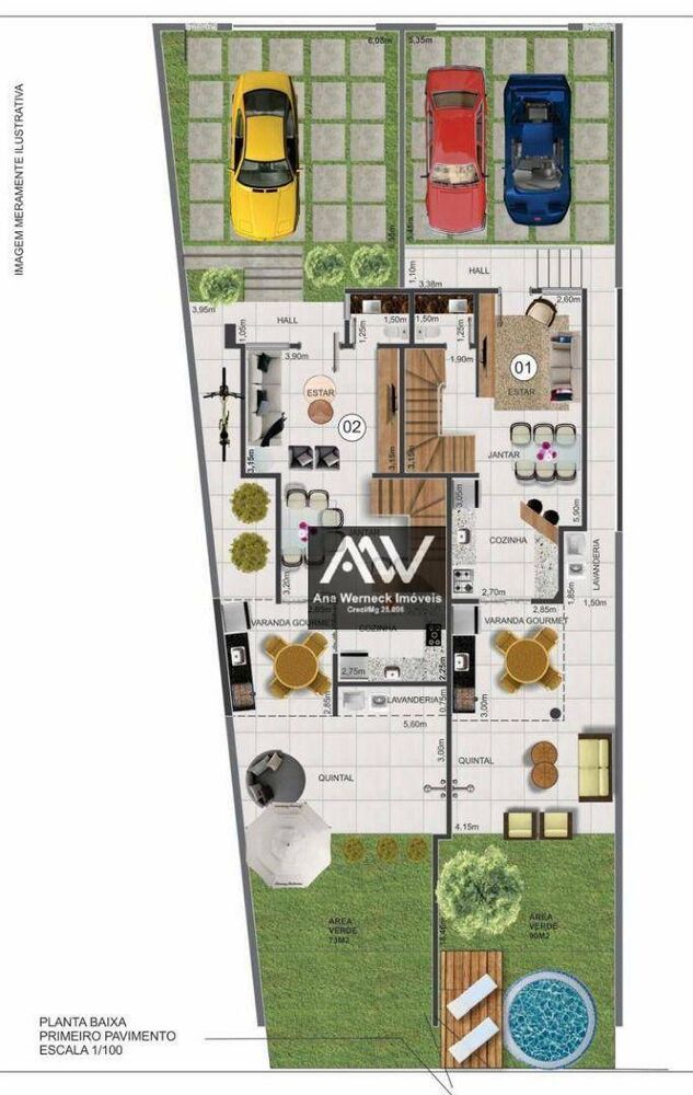 Casa, 3 quartos, 150 m² - Foto 1