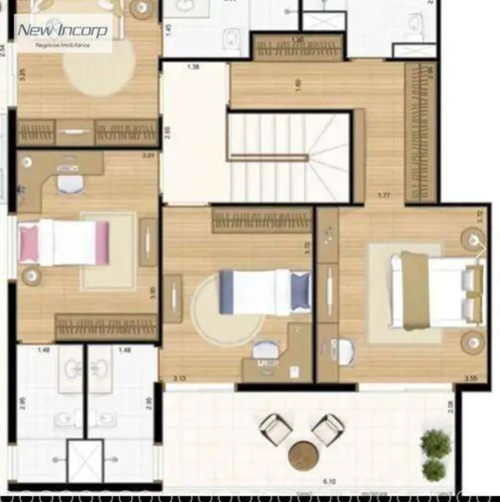 Apartamento, 4 quartos, 154 m² - Foto 3