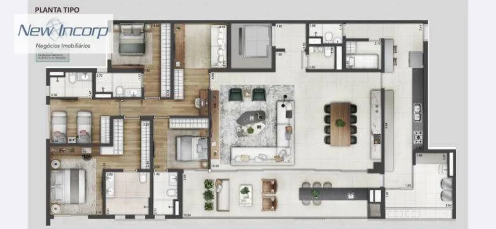 Apartamento, 4 quartos, 250 m² - Foto 2