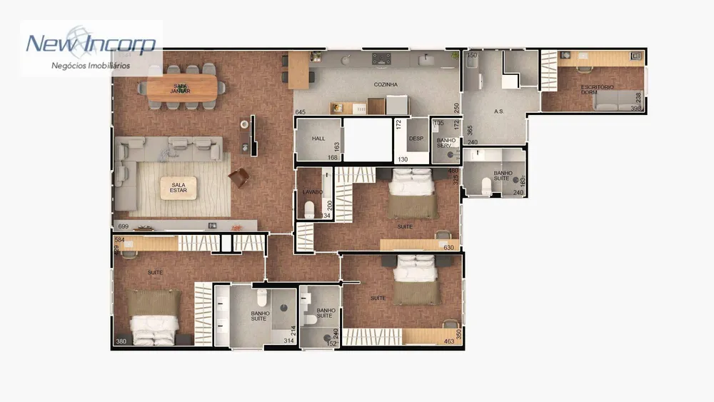 Apartamento, 3 quartos, 212 m² - Foto 4