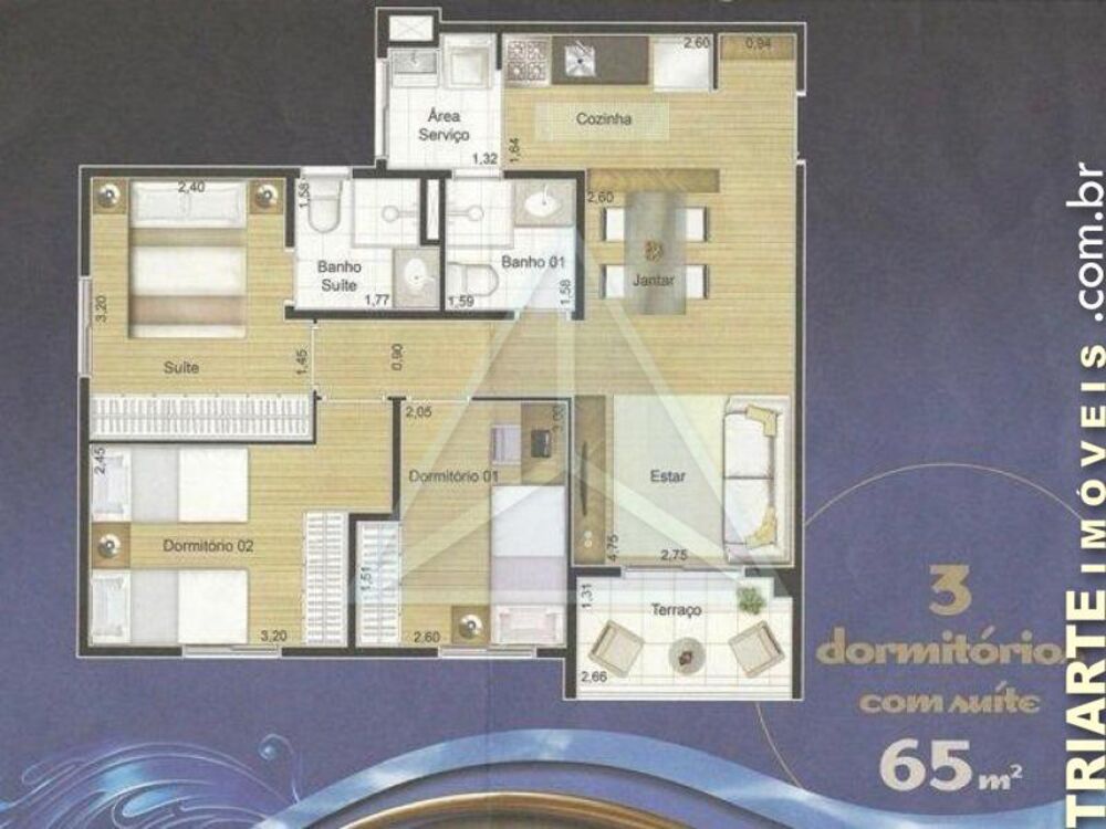 Apartamento, 3 quartos, 65 m² - Foto 15