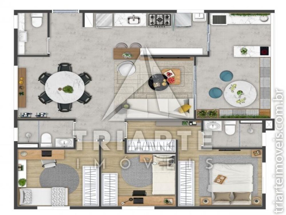 Apartamento, 3 quartos, 90 m² - Foto 4