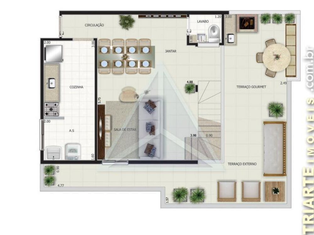 Cobertura à venda com 3 quartos, 137m² - Foto 6