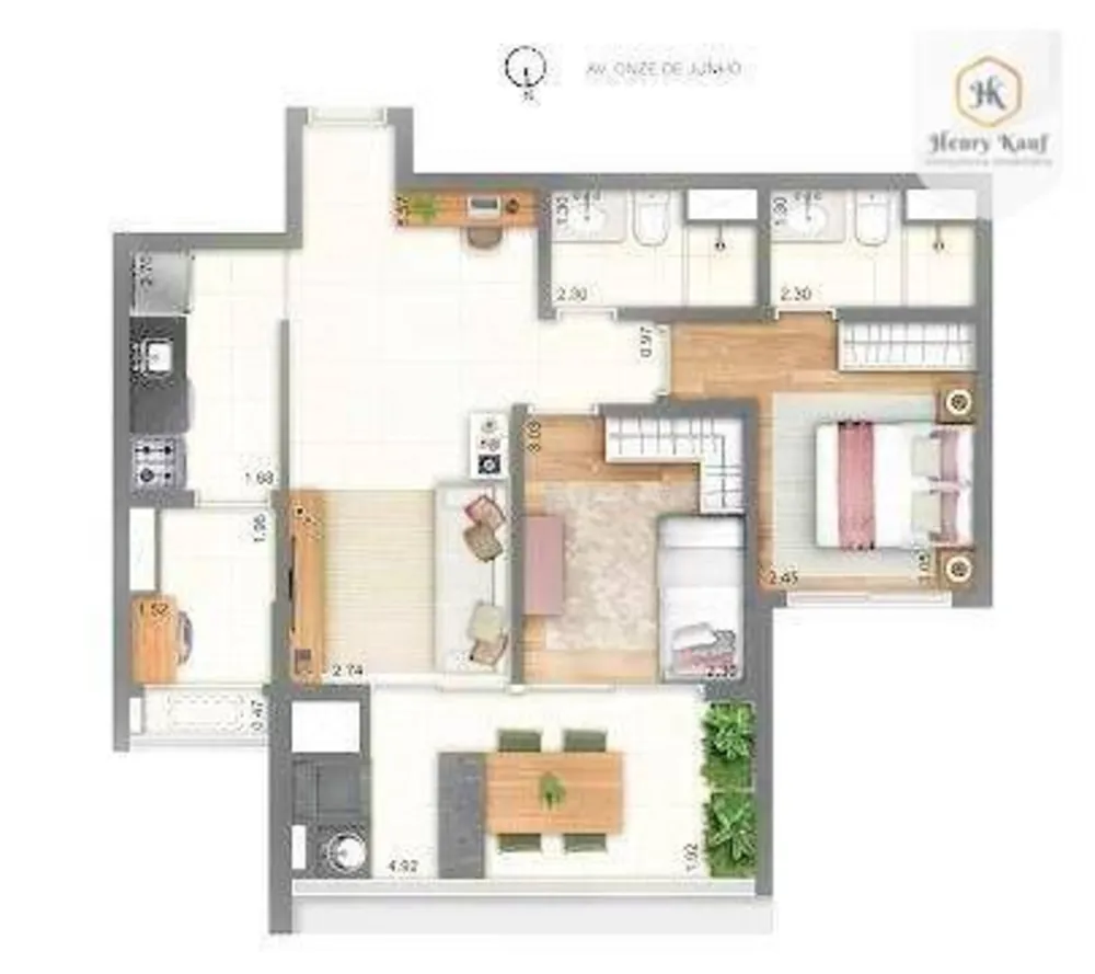 Apartamento, 2 quartos, 120 m² - Foto 4