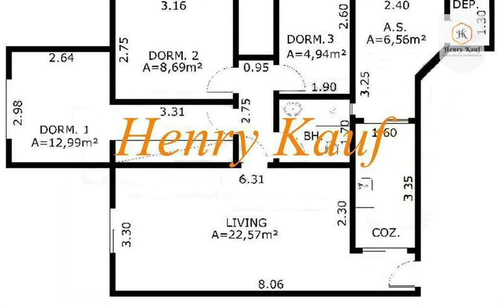 Apartamento, 3 quartos, 75 m² - Foto 6
