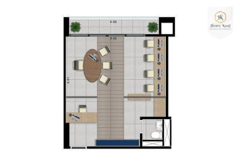 Sala-Conjunto, 39 m² - Foto 3