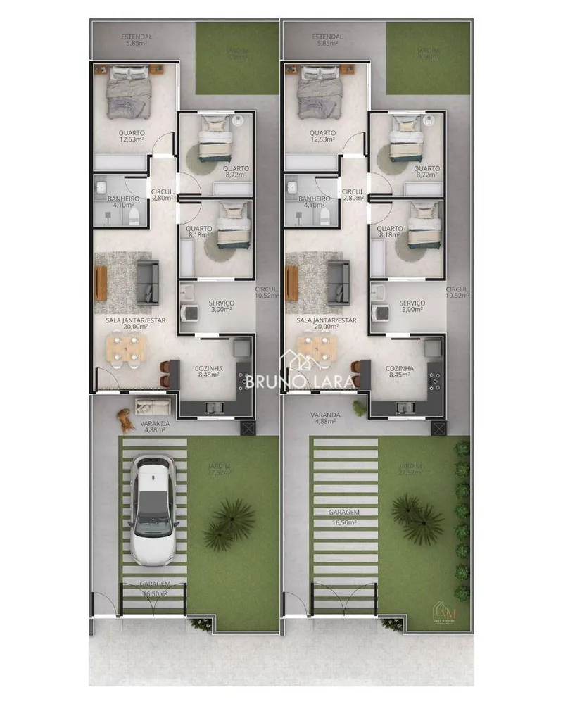 Casa, 3 quartos, 86 m² - Foto 5