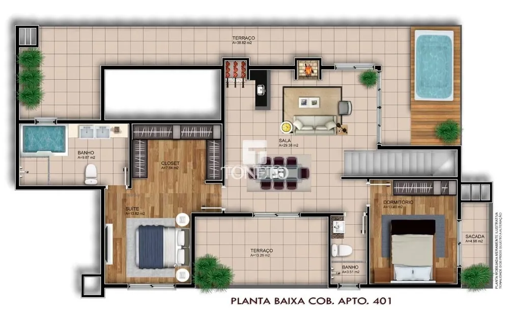 Apartamento, 3 quartos, 237 m² - Foto 3