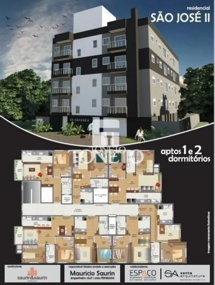 Apartamento, 1 quarto, 34 m² - Foto 1