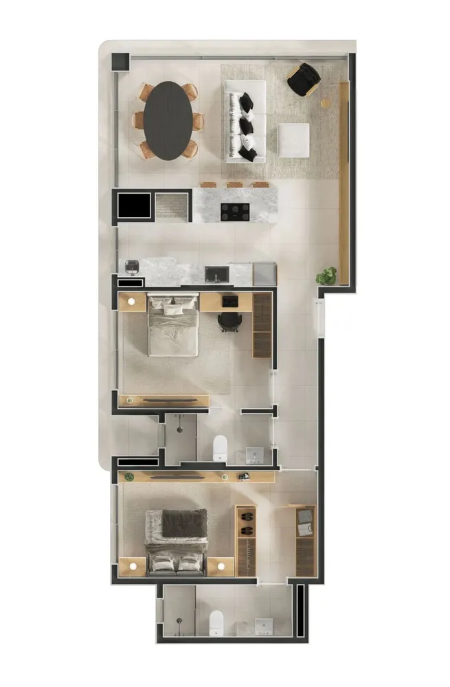 Apartamento, 2 quartos, 83 m² - Foto 15