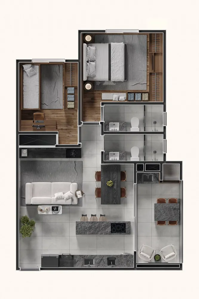Apartamento, 3 quartos, 94 m² - Foto 8