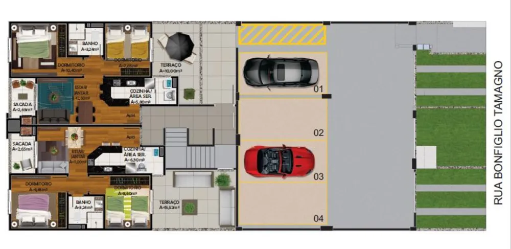 Apartamento, 2 quartos, 51 m² - Foto 1