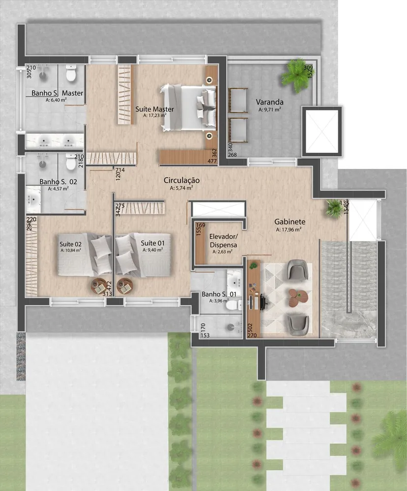 Casa, 3 quartos, 434 m² - Foto 12