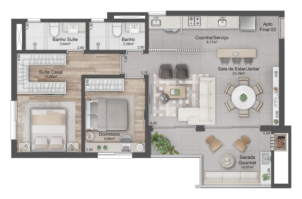 Apartamento à venda com 2 quartos, 93m² - Foto 18