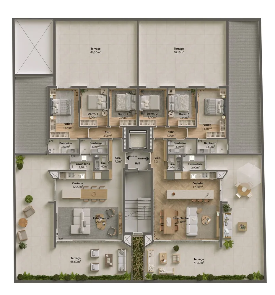 Apartamento, 3 quartos, 231 m² - Foto 16
