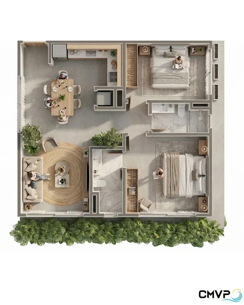 Apartamento, 2 quartos, 66 m² - Foto 3