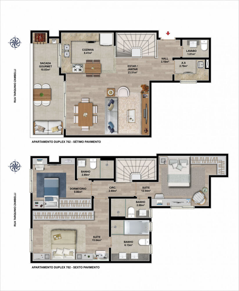 Apartamento à venda com 3 quartos, 126m² - Foto 7
