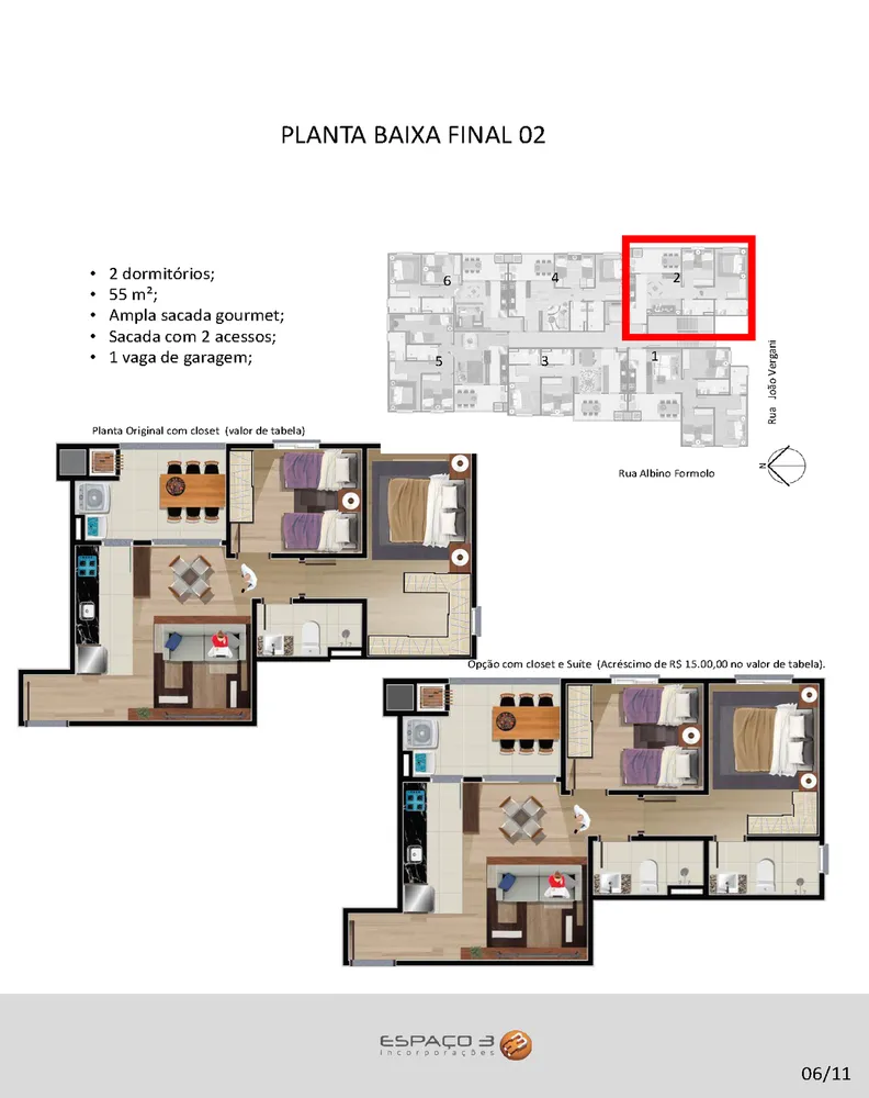 Apartamento, 2 quartos, 55 m² - Foto 12