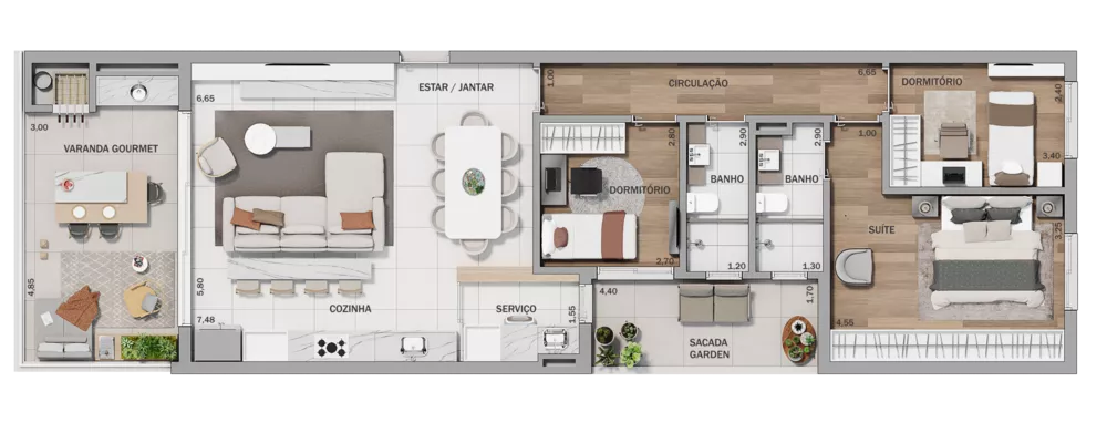 Apartamento à venda com 3 quartos, 110m² - Foto 33