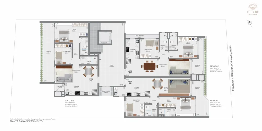 Apartamento, 2 quartos, 99 m² - Foto 13