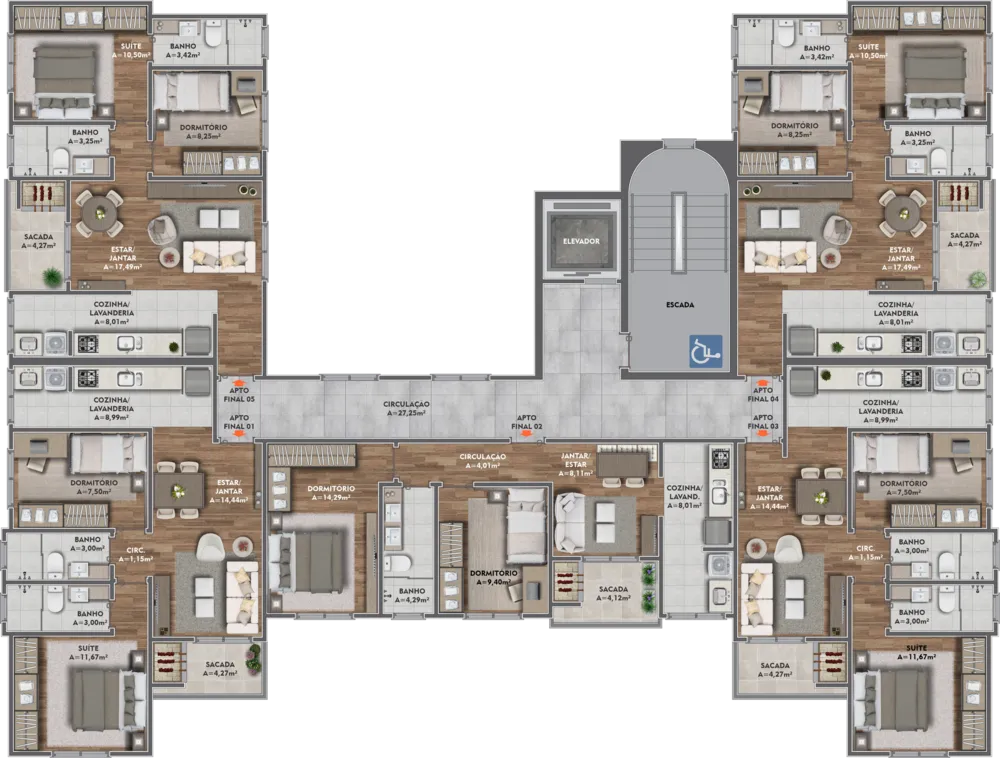 Apartamento, 2 quartos, 57 m² - Foto 6