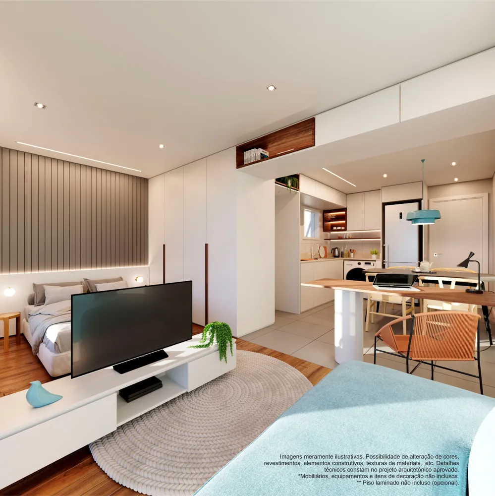 Apartamento, 1 quarto, 32 m² - Foto 2