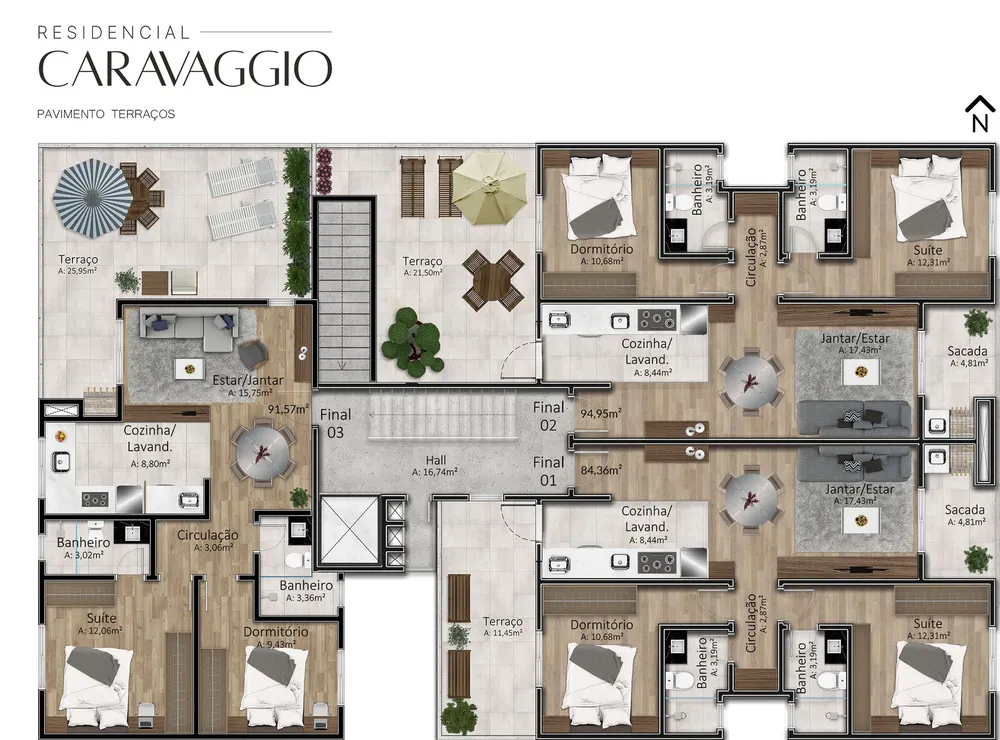 Apartamento, 2 quartos, 91 m² - Foto 11