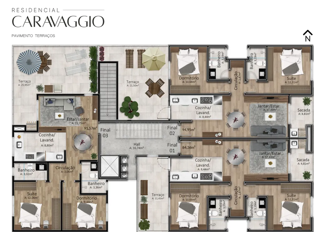 Apartamento, 2 quartos, 91 m² - Foto 7