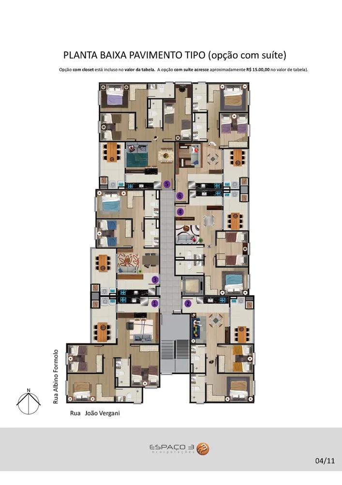 Apartamento, 3 quartos, 67 m² - Foto 9