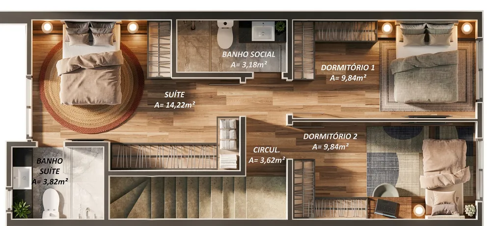 Apartamento, 3 quartos, 112 m² - Foto 2