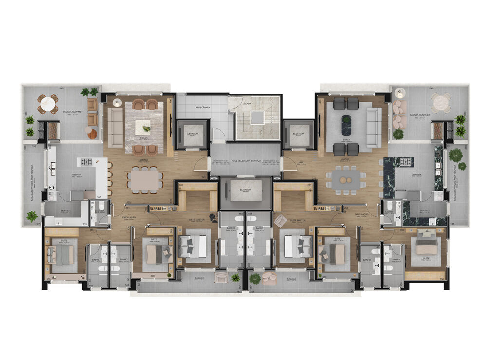 Apartamento à venda com 3 quartos, 225m² - Foto 16