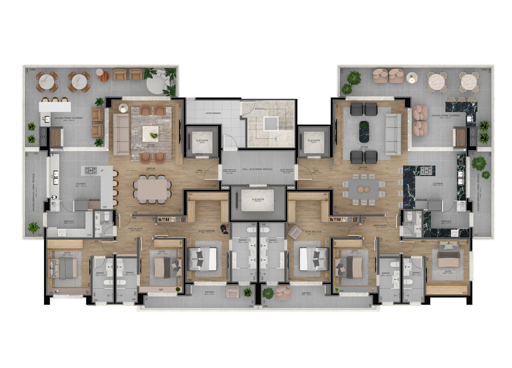 Apartamento à venda com 3 quartos, 225m² - Foto 15