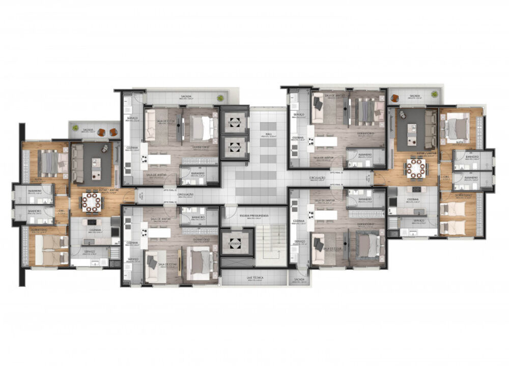 Apartamento à venda com 1 quarto, 58m² - Foto 7