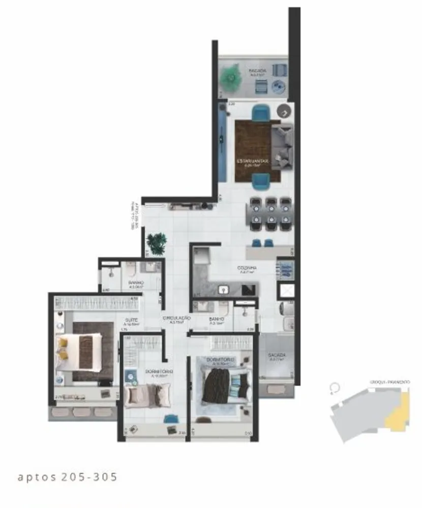 Apartamento, 3 quartos, 151 m² - Foto 8