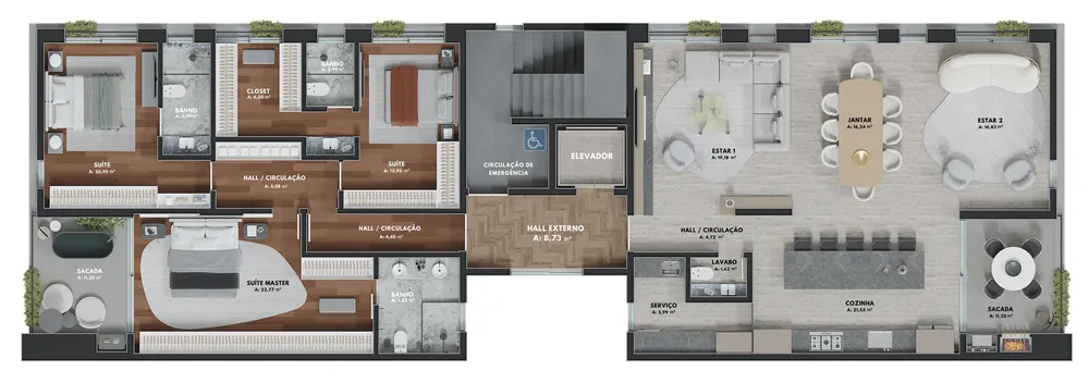 Apartamento, 3 quartos, 108 m² - Foto 8