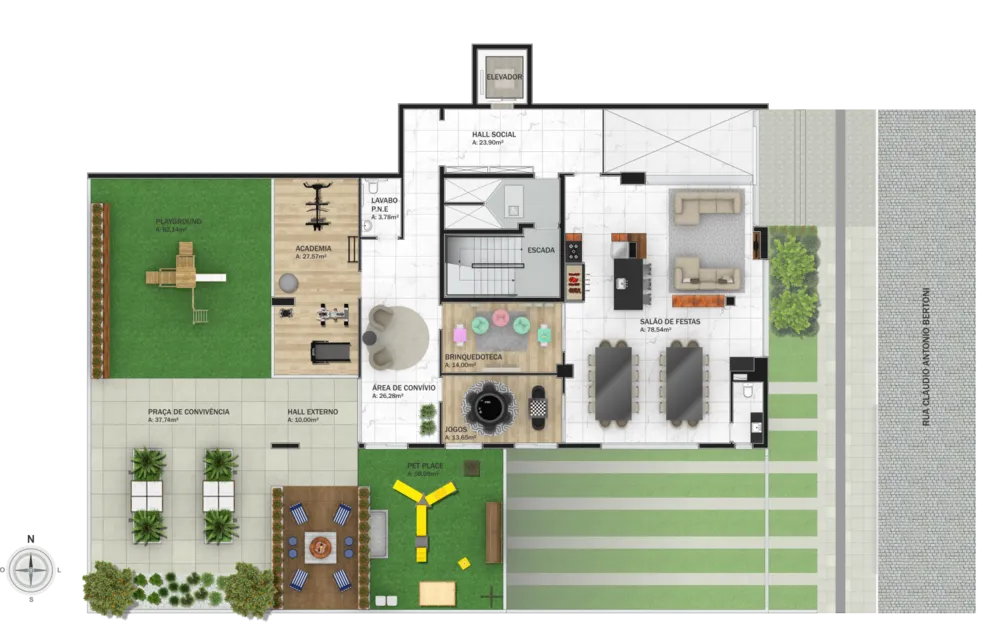 Apartamento, 3 quartos, 125 m² - Foto 3
