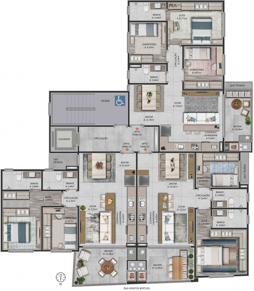 Apartamento, 2 quartos, 83 m² - Foto 13