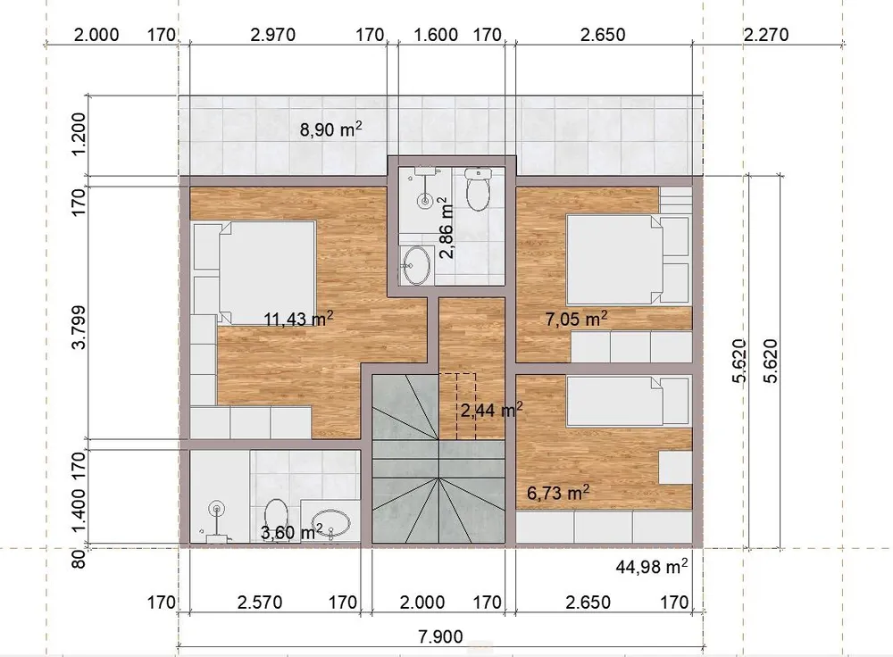 Apartamento, 2 quartos, 82 m² - Foto 3