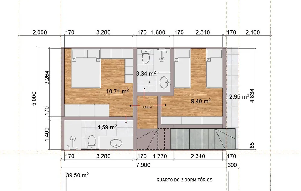 Apartamento, 2 quartos, 82 m² - Foto 3