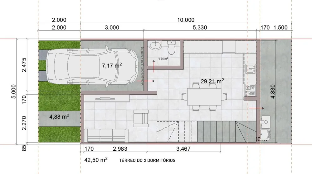 Apartamento, 2 quartos, 82 m² - Foto 2